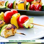 Grilled Chicken and Vegetable Skewers