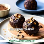 chocolate oats and honey protein balls