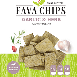 Fava Chips Garlic and Herb