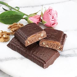 Brownie with Caramel Layer Bar