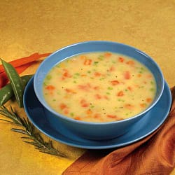 Hearty Cream of Chicken Soup with Fiber