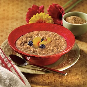 Maple and Brown Sugar Oatmeal with Fiber