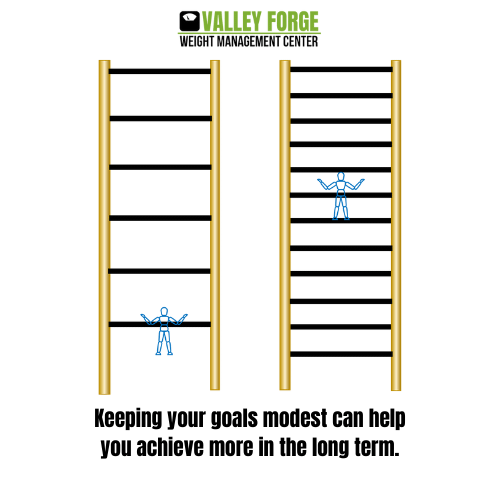 Keep Goals Modest - What food to eat to lose weightValleyforgewmc.com