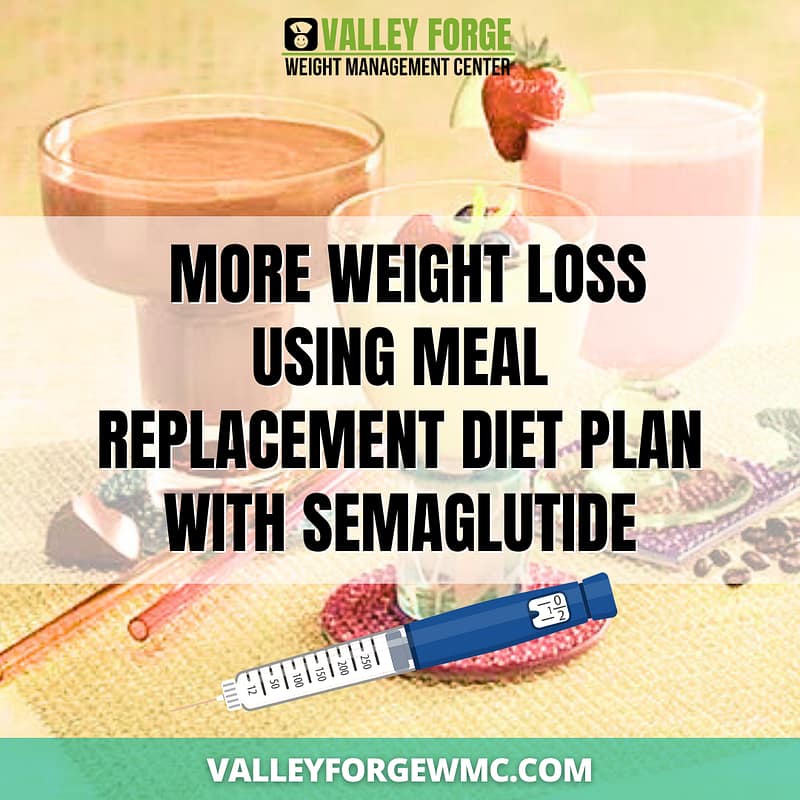 meal replacement diet plan with semaglutide